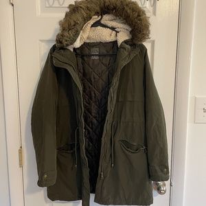 Primark Green insulated parka